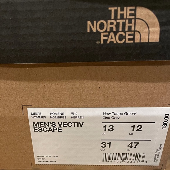 The North Face Men’s VECTIV Escape Trail Sneakers - Picture 10 of 10